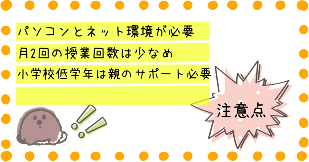 CodeLandコードランドbyプロキッズ 注意点